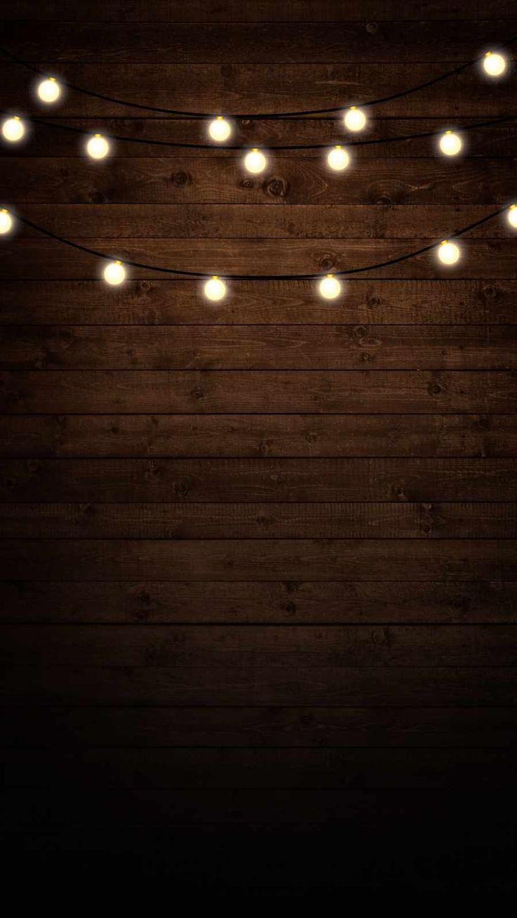 Holiday Lights iPhone Wallpaper Light