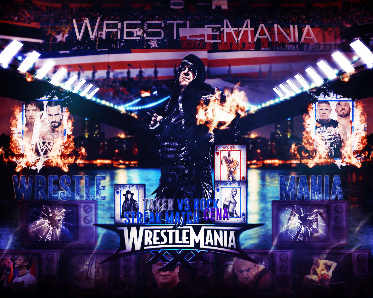 Wrestlemania Wallpaper By Jokerword