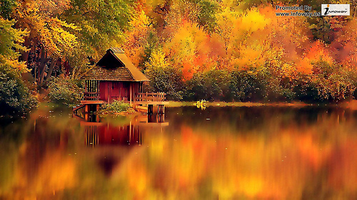 lake cabin wallpaper Flickr   Photo Sharing