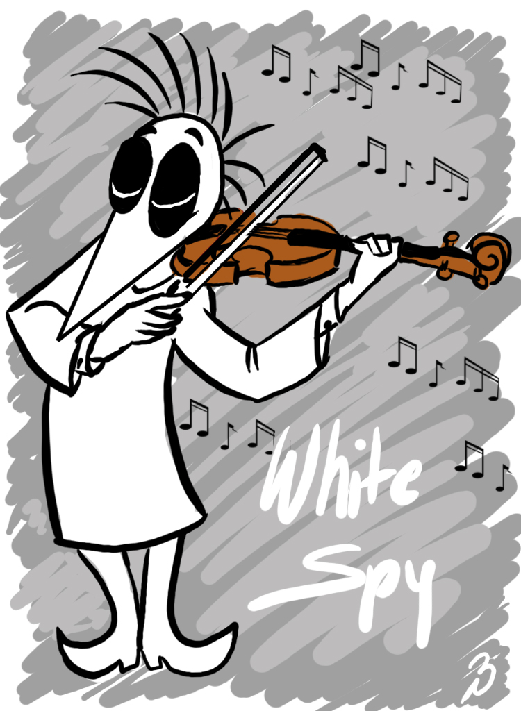 Spy vs Spy   White Spy fiddle by Cluny91 on