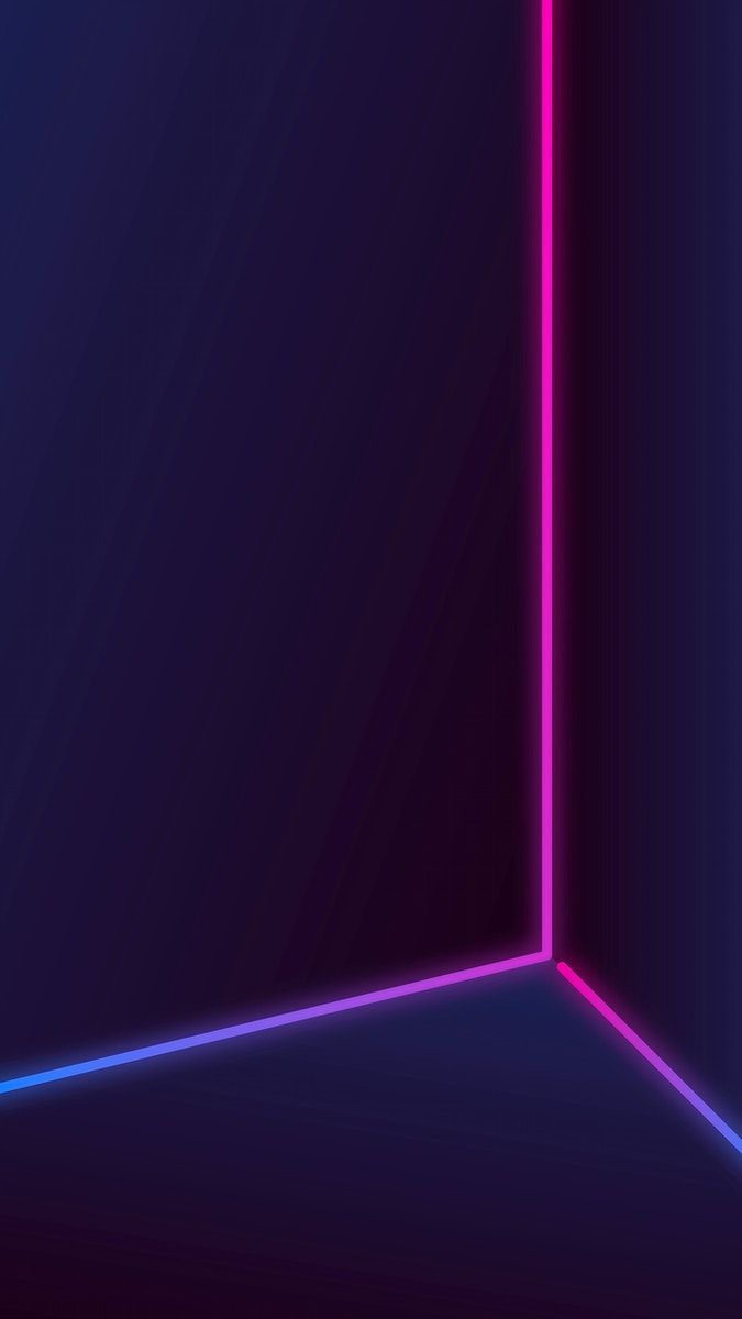Download free vector of Pink and purple neon lines on a dark