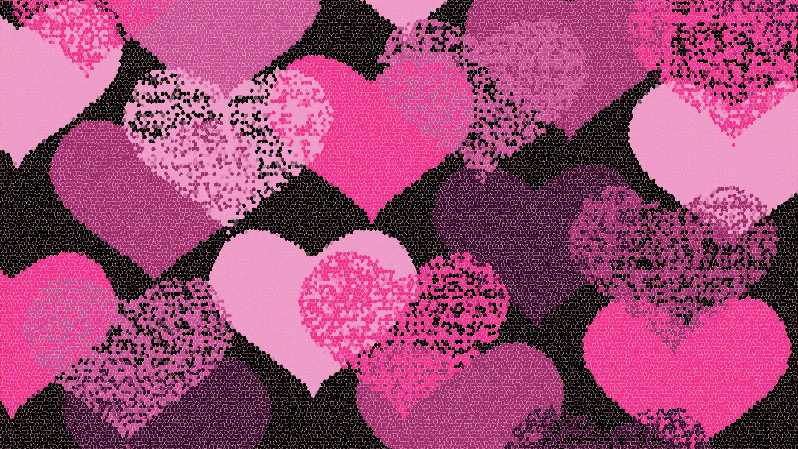 Colorful Heart Wallpaper Image Bhstorm