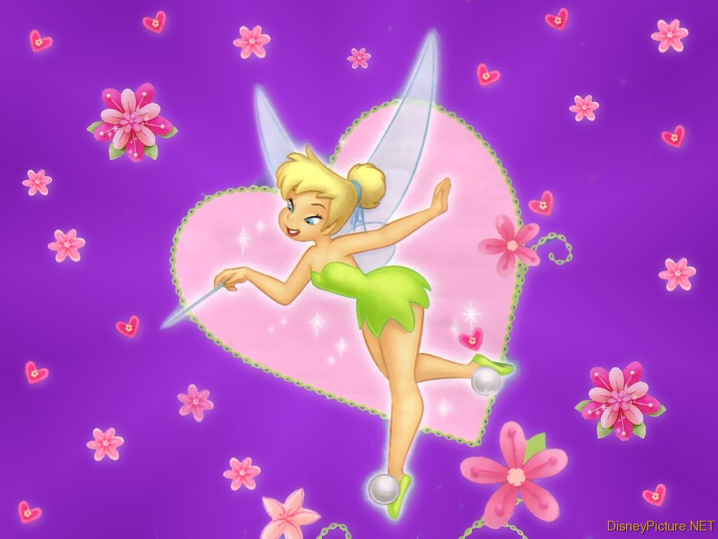 Tinkerbell Disney Coloring Pictures Cartoons