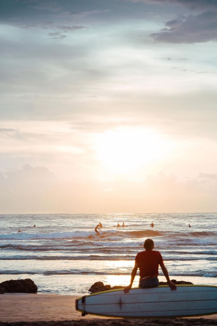 Rainy Season Costa Rica Sunsets Beach Sunset Image