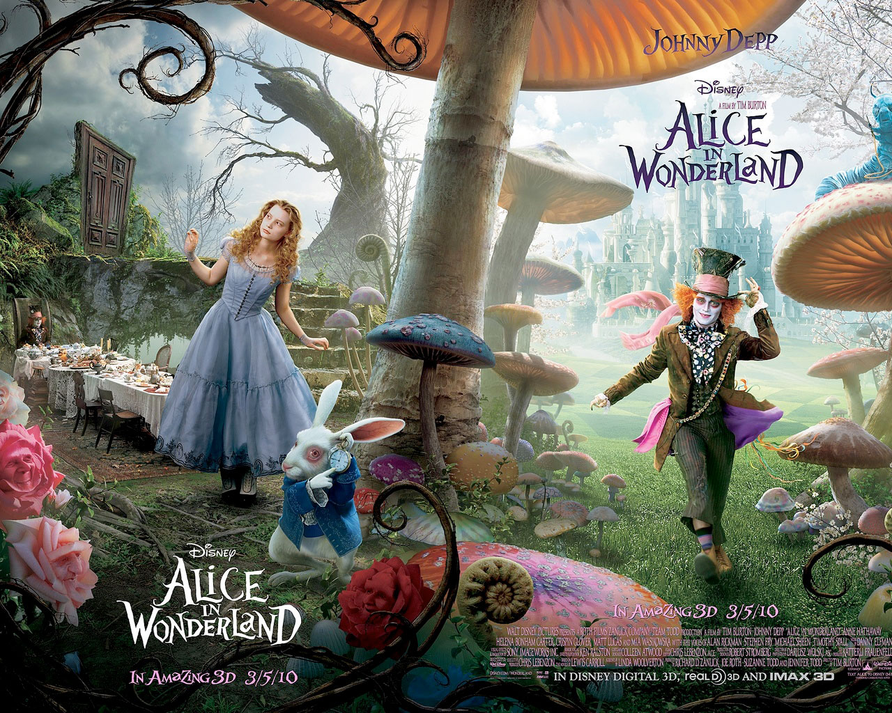 Alice In Wonderland Movie Wallpaper HD