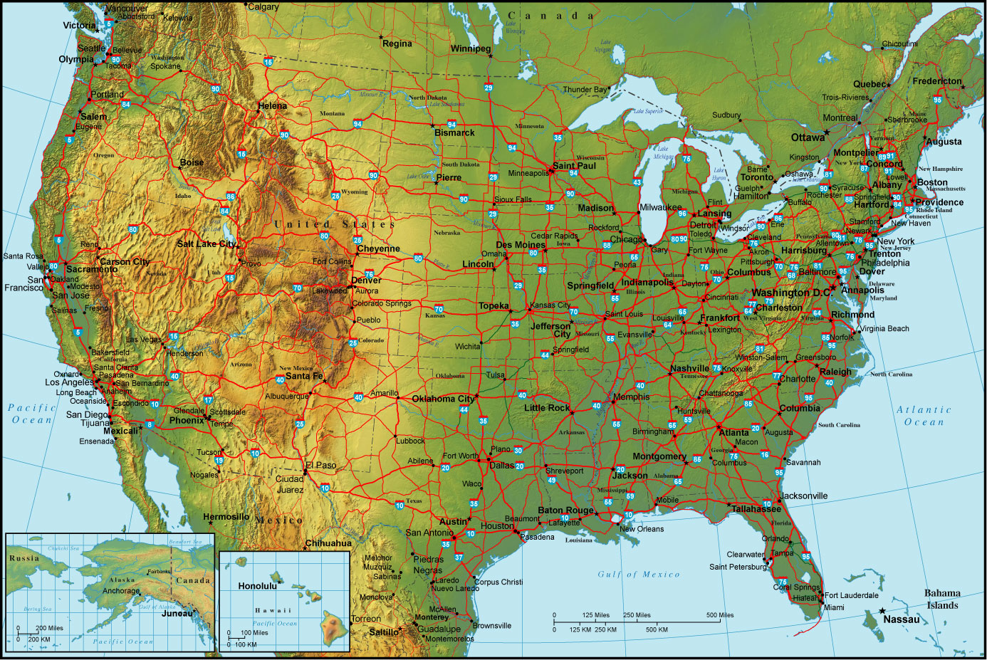 Map United States Prochip Jo High Resolution HD Wallpaper World