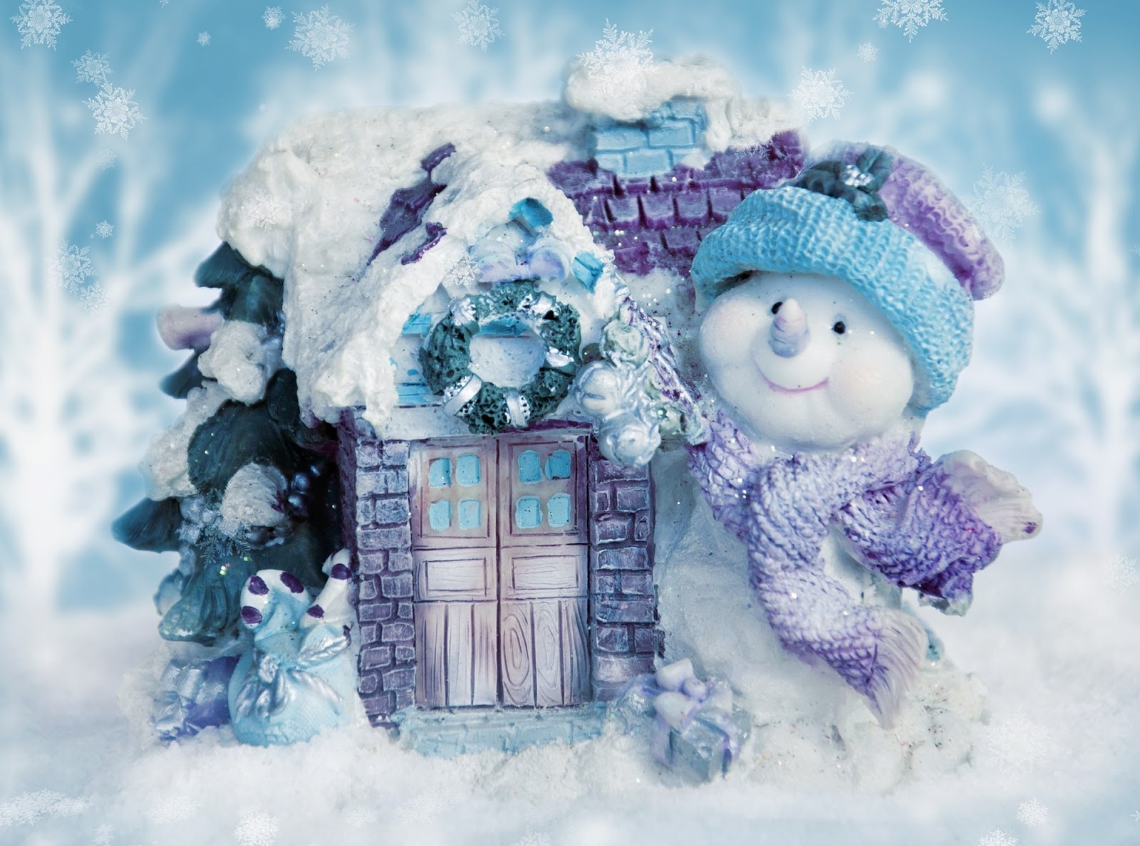 Cute Christmas snowman pictures merry Xmas wallpapers