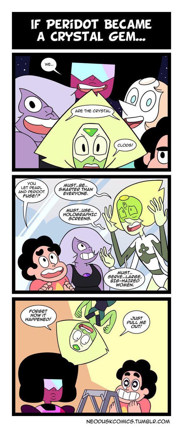 Steven Universe Peridot Joined Your Party By Neodusk