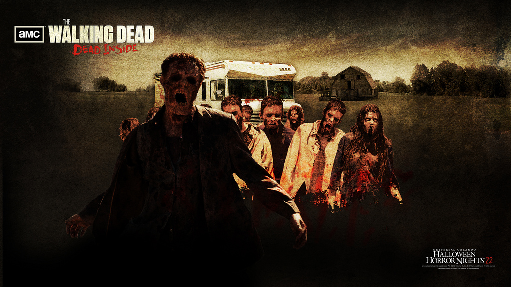 HHN 22 AMCs The Walking Dead Dead Inside Desktop Wallpaper