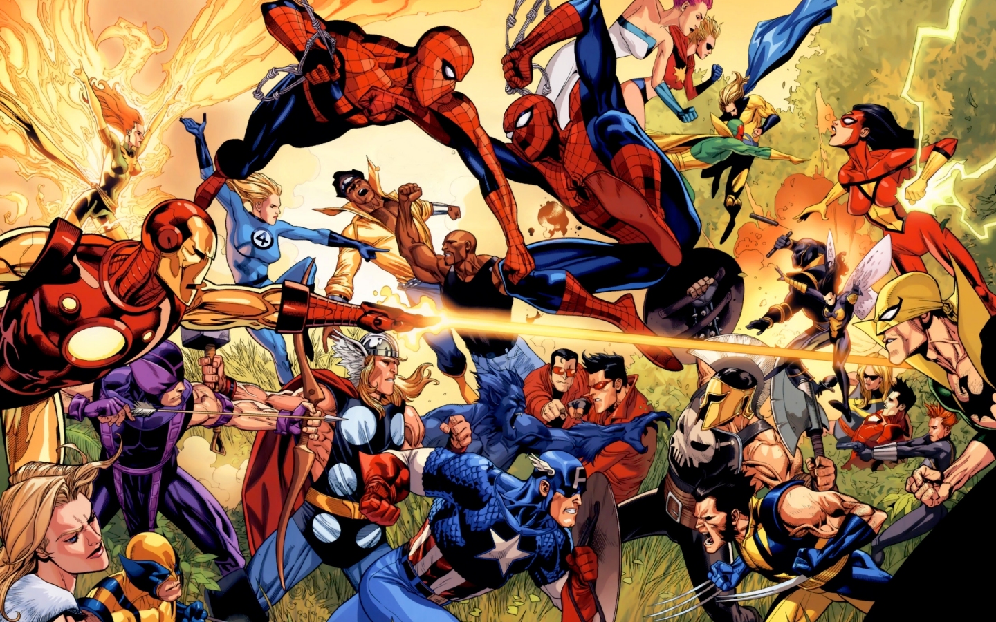 Marvel Background Wallpaper