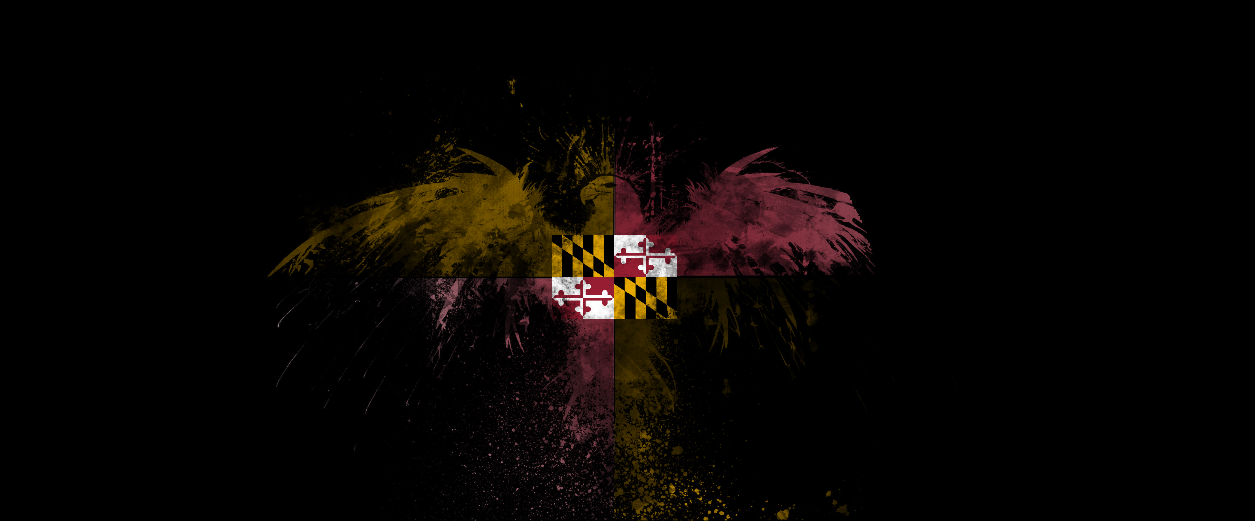 maryland flag hey anon does this work high HD Wallpaper   General 2500x1038