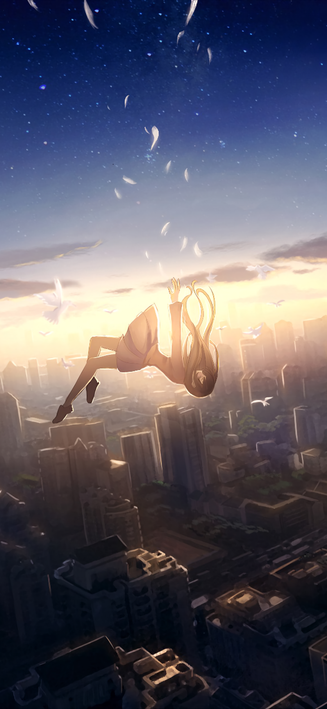 Falling Miles Morales Spiderman 4K wallpaper download
