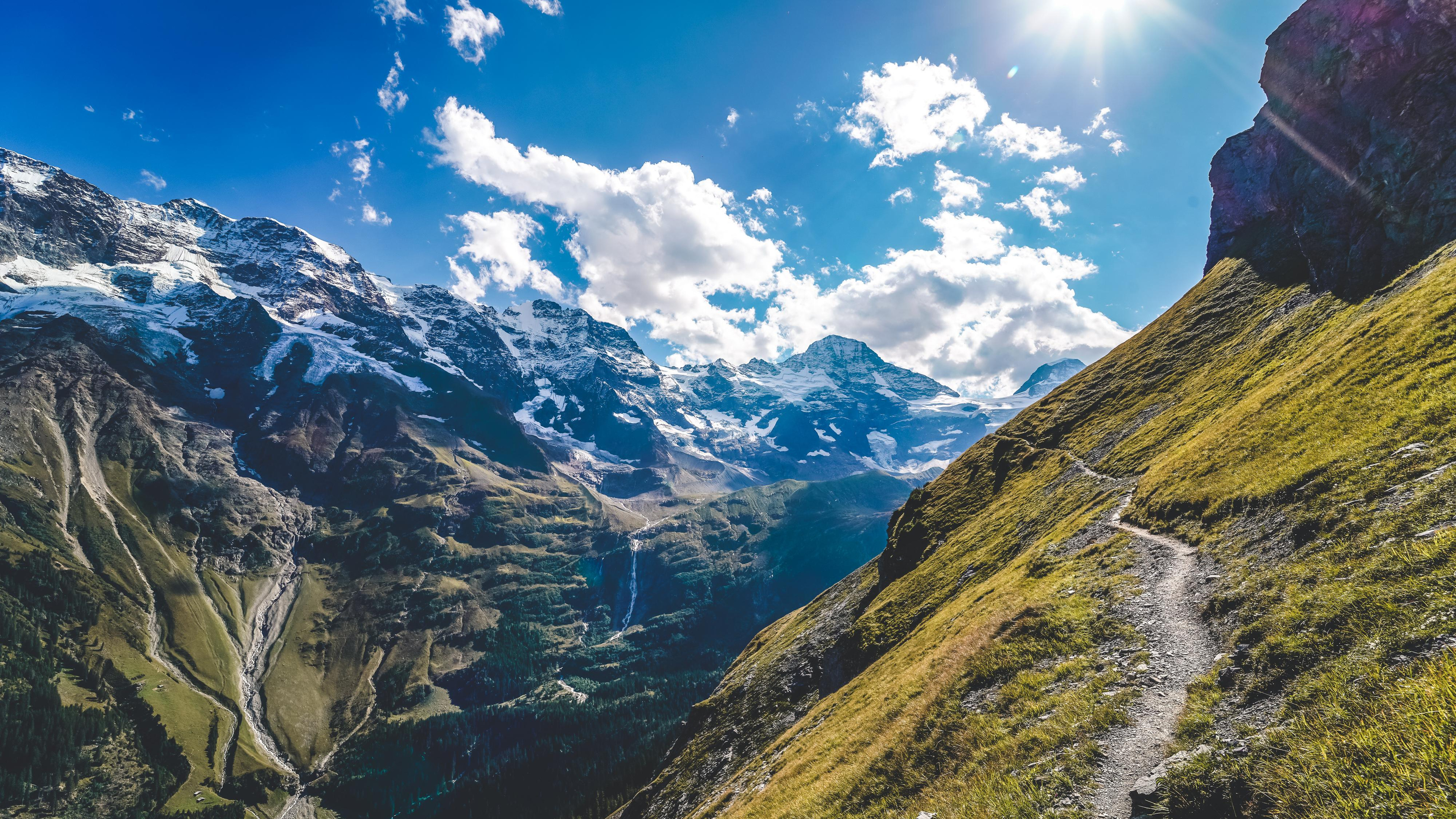 Bernese Alps 4k HD Wallpaper Image