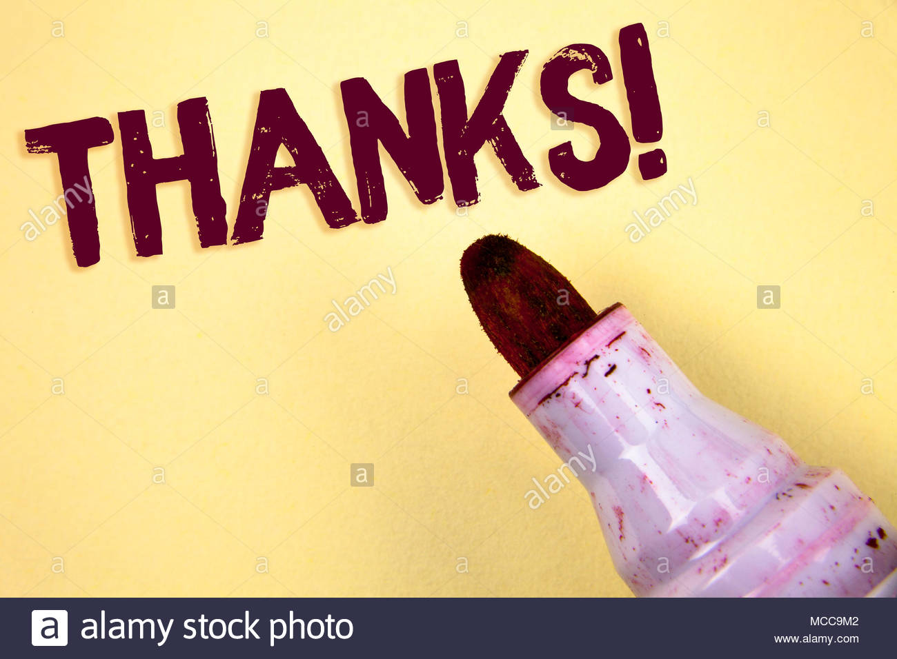 Text Sign Showing Thanks Motivational Call Conceptual Photo