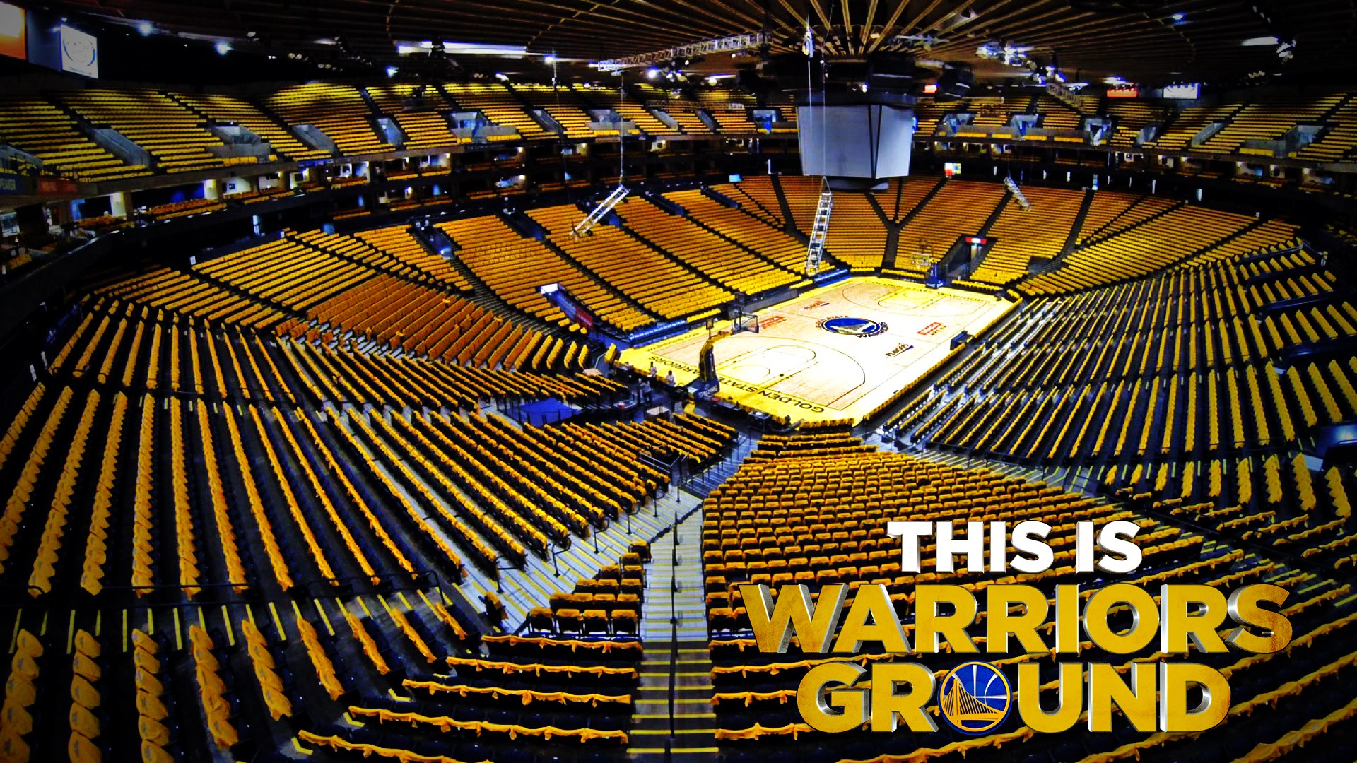 Golden State Warriors Nba Arena Wallpaper HD In Basketball