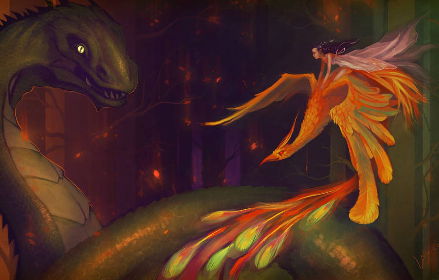 Fire Wings Hintergrundbilder Wallpaper