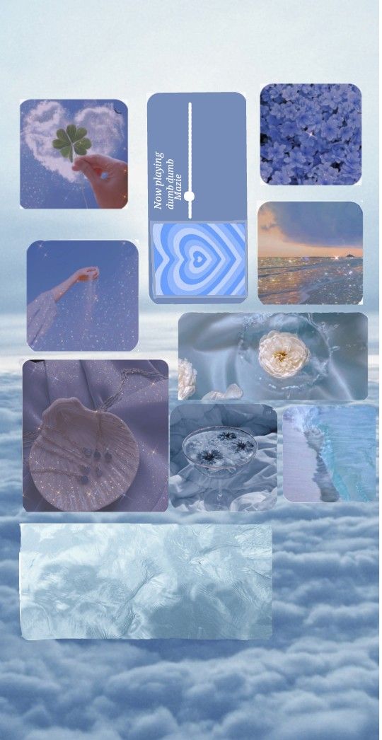 Aesthetic Blue Wallpaper
