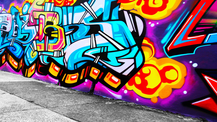 Graffiti Wallpaper 4 by alekSparx on