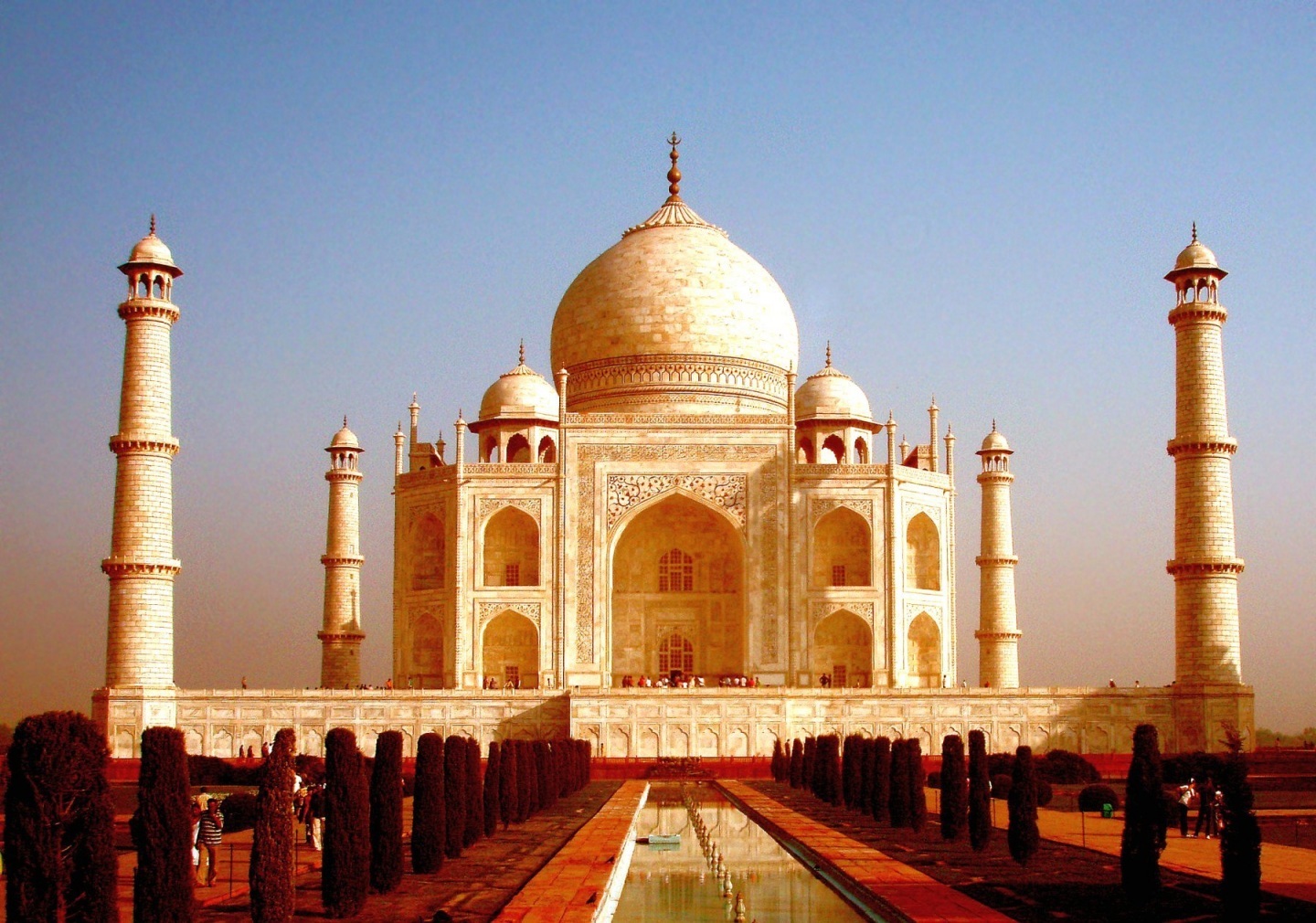 India Taj Mahal Sunset Drawing Waverly