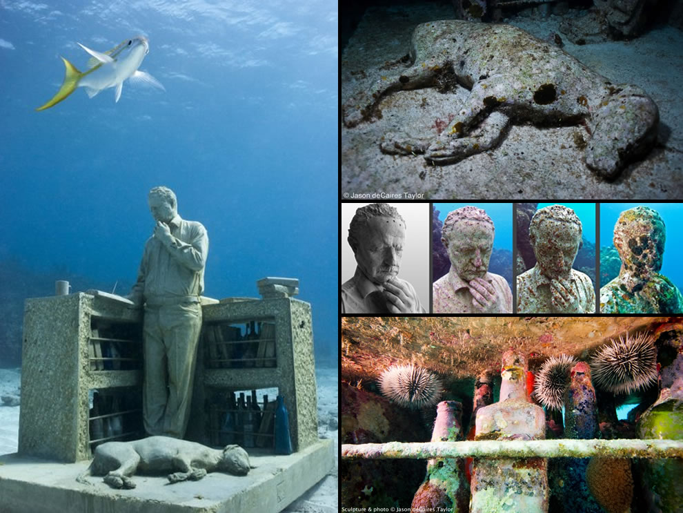 Eerily Beautiful Underwater Sculptures Art Transformed