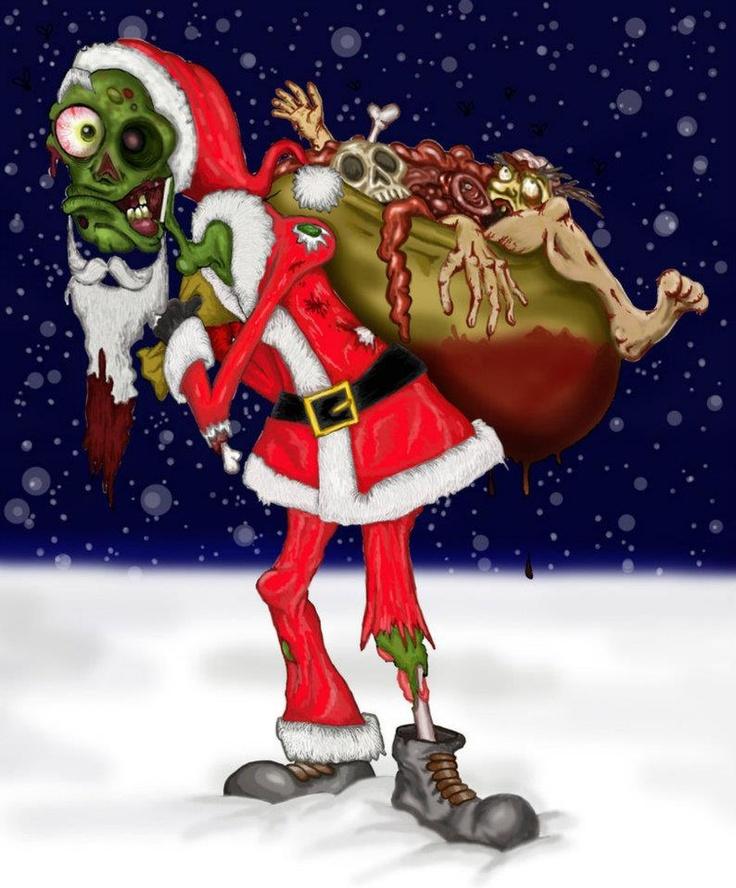 Zombies Zombie Grinch Stole Body Parts Christmas Scary