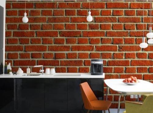 Brick Wallpaper Interior Design Home Designs