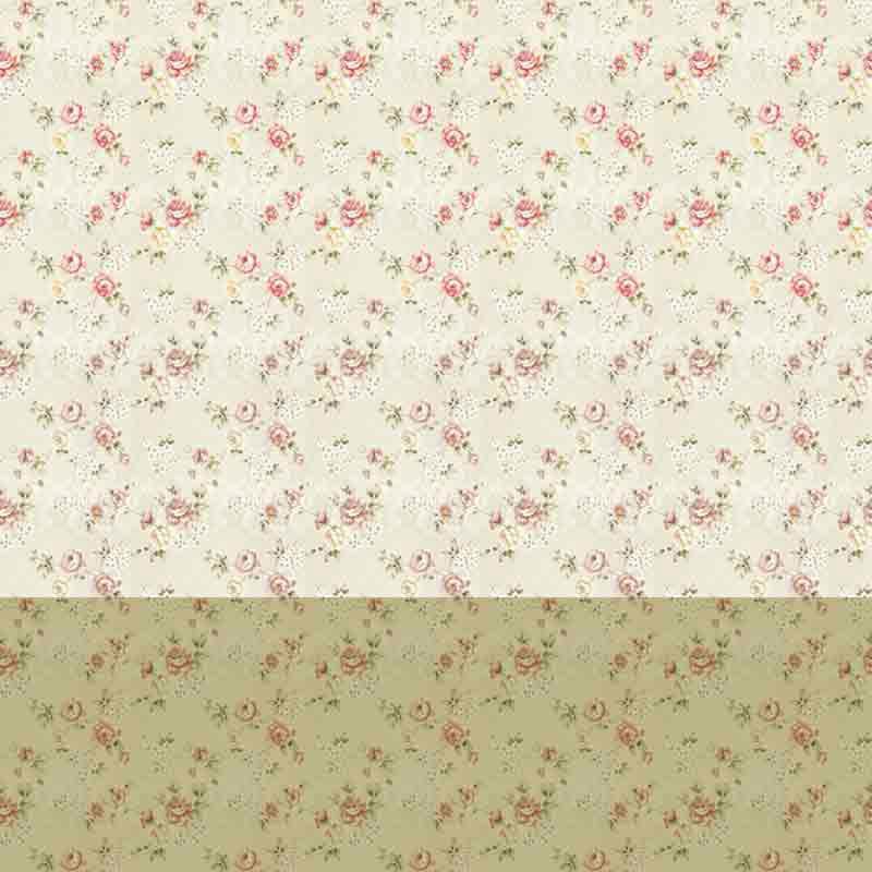 Fashionable Pure Fabric Country Style Wallpaper
