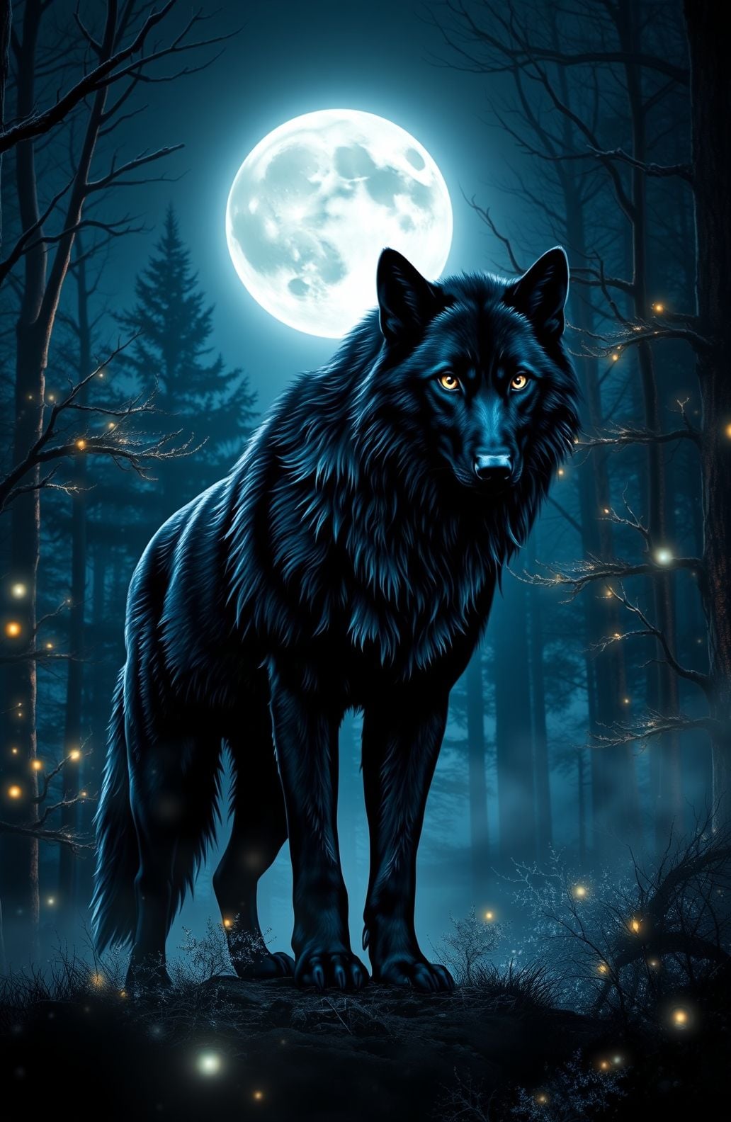 Black Wolf Wallpaper