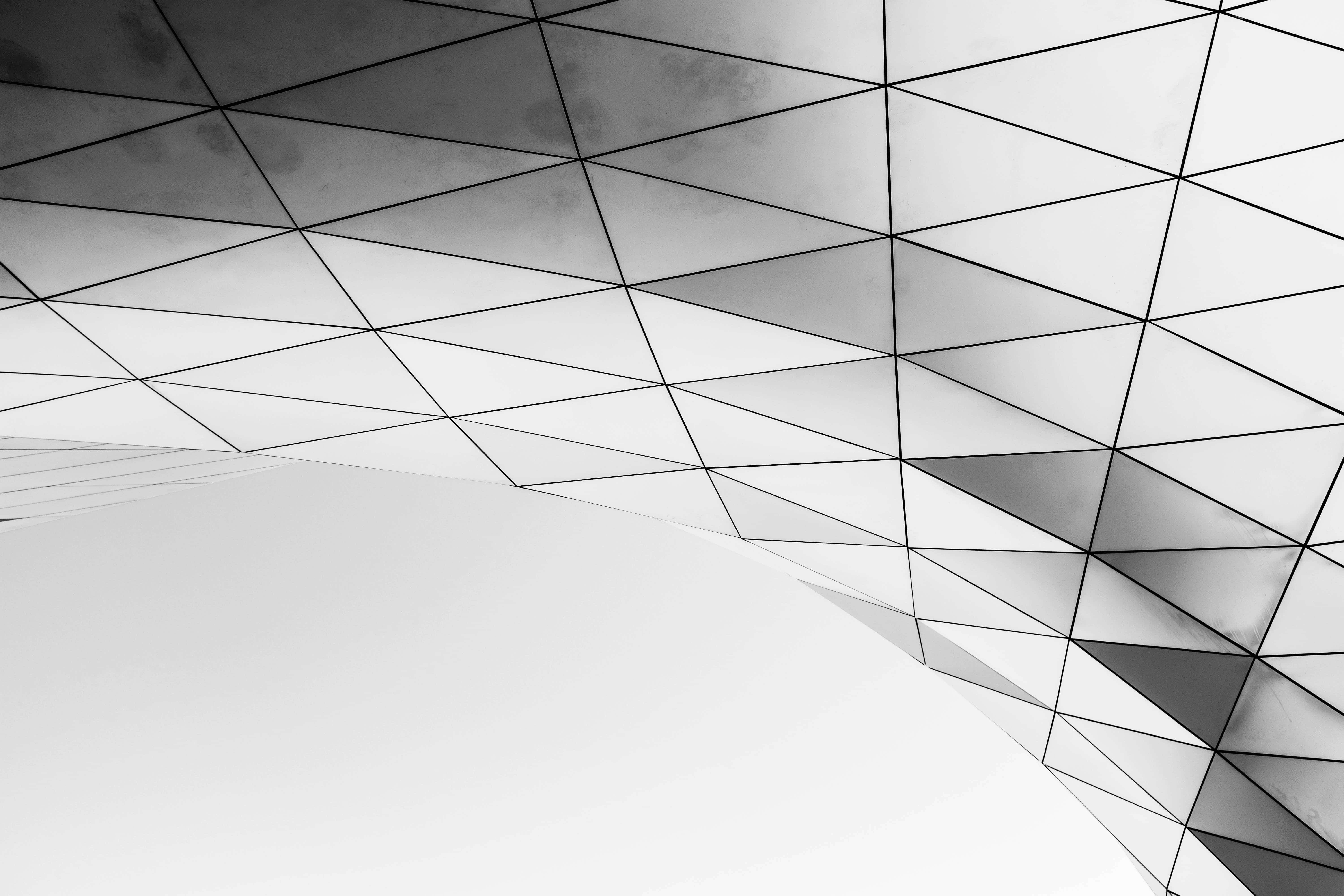 A Minimalist Landscape Captured In Shades Of Gray Wallpaper