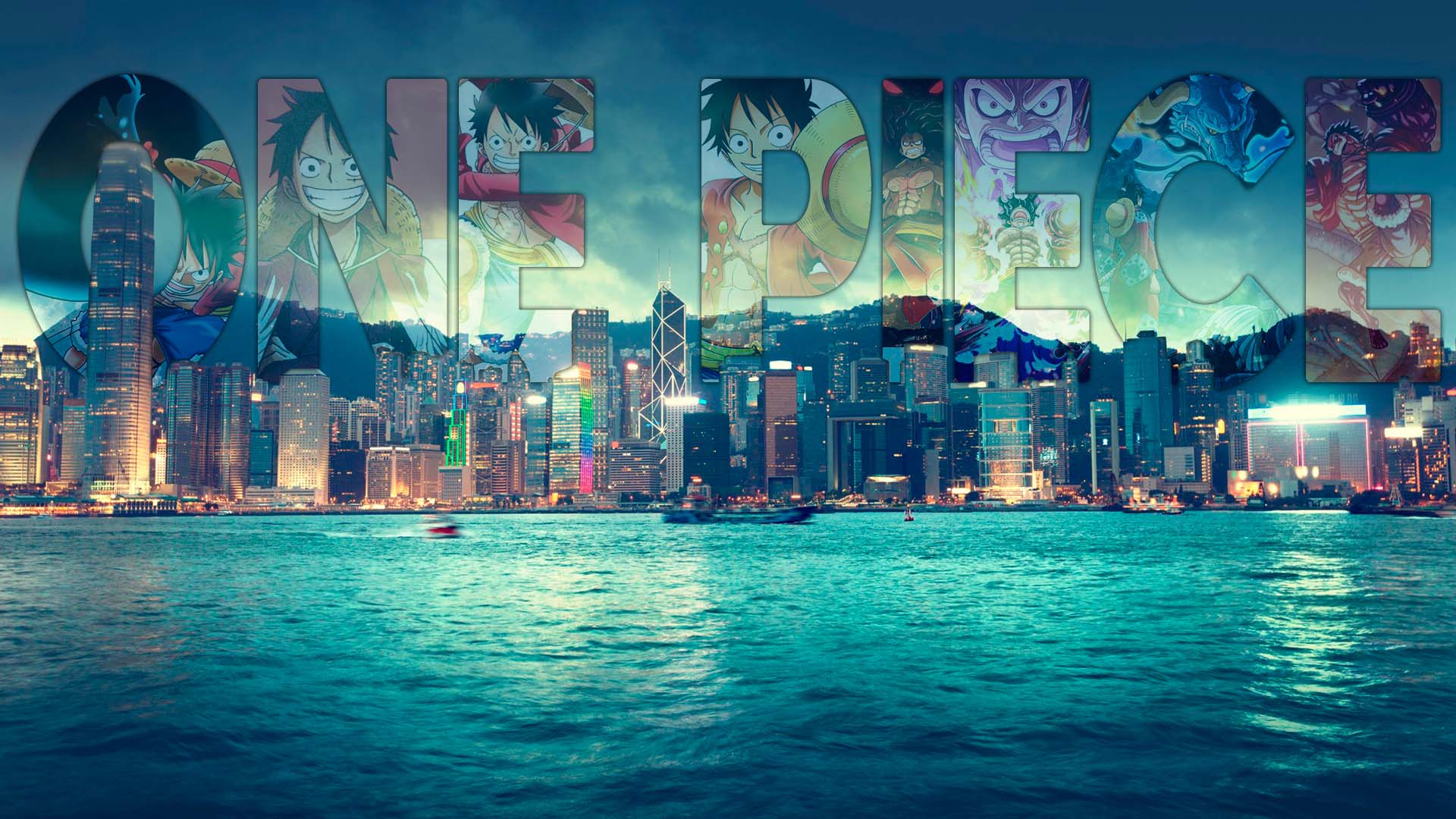 City Landscape One Piece Night Wallpaper Resolution