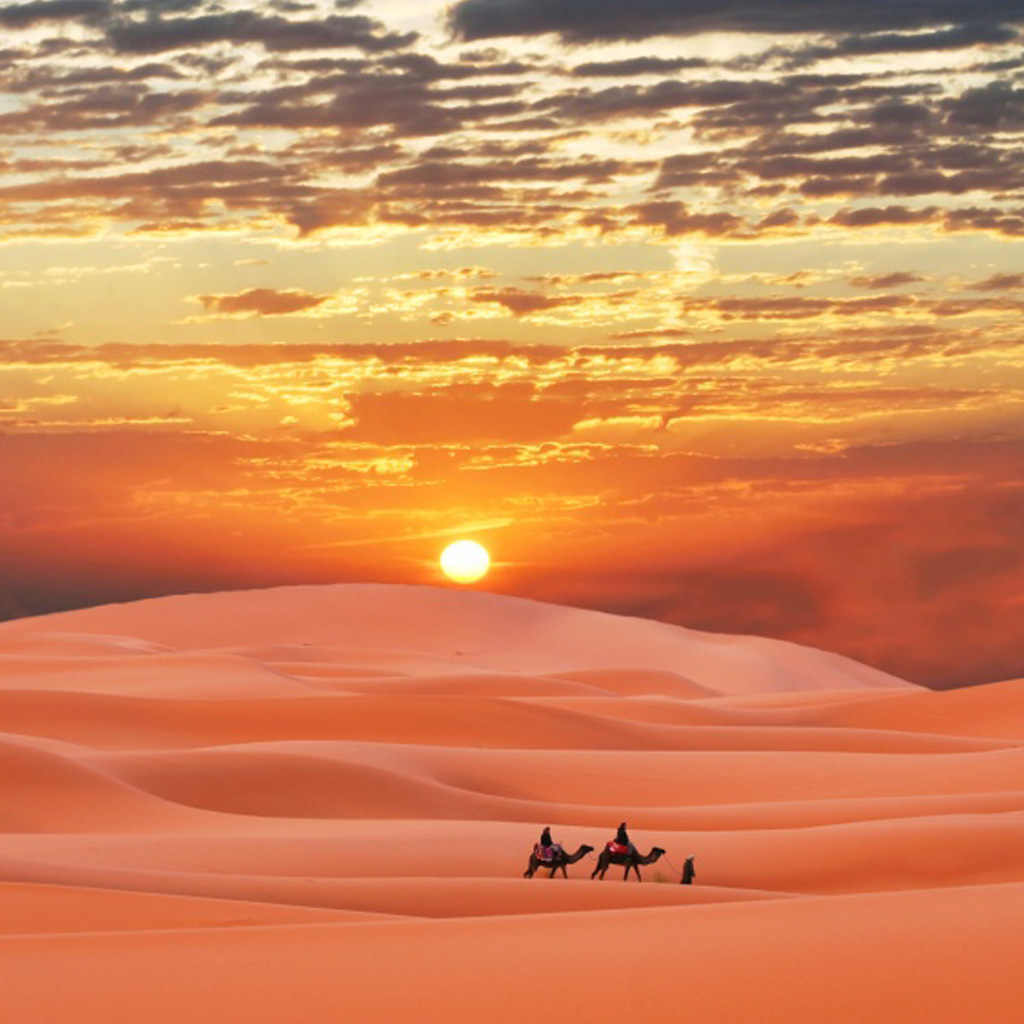 HD Desert Landscape iPad Background Best Wallpaper