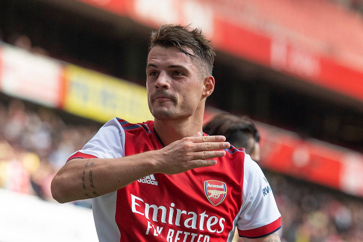 En Granit Xhaka X Wallpaper