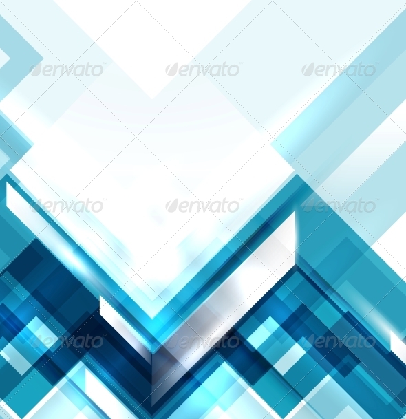 Blue Modern Geometric Abstract Background Background Decorative