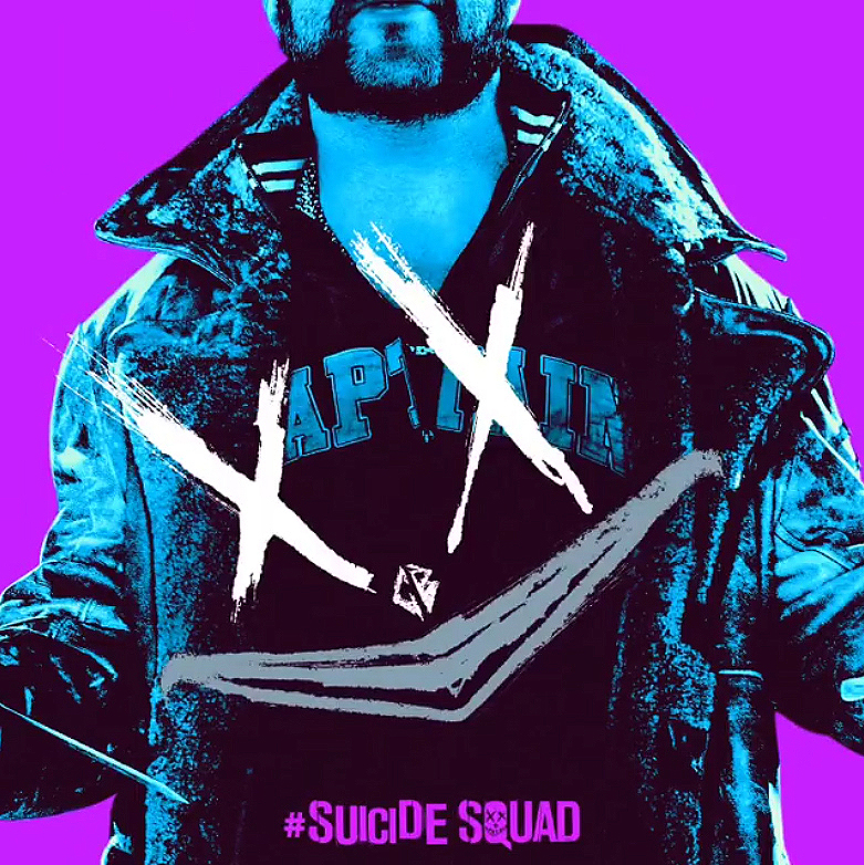Captain Boomerang Image Suicide Squad Neon Poster