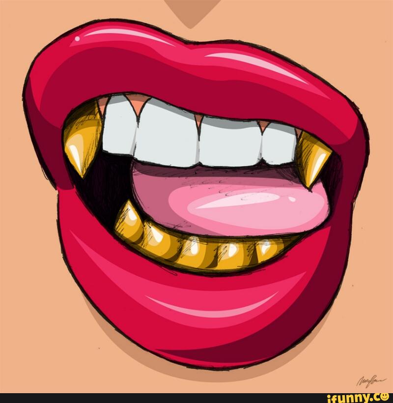 Cartoon Lips With Gold Grill Pictures Inspirational