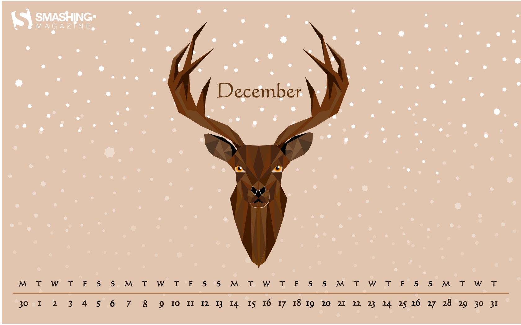 Month Calendar Christmas Desktop Wallpaper World