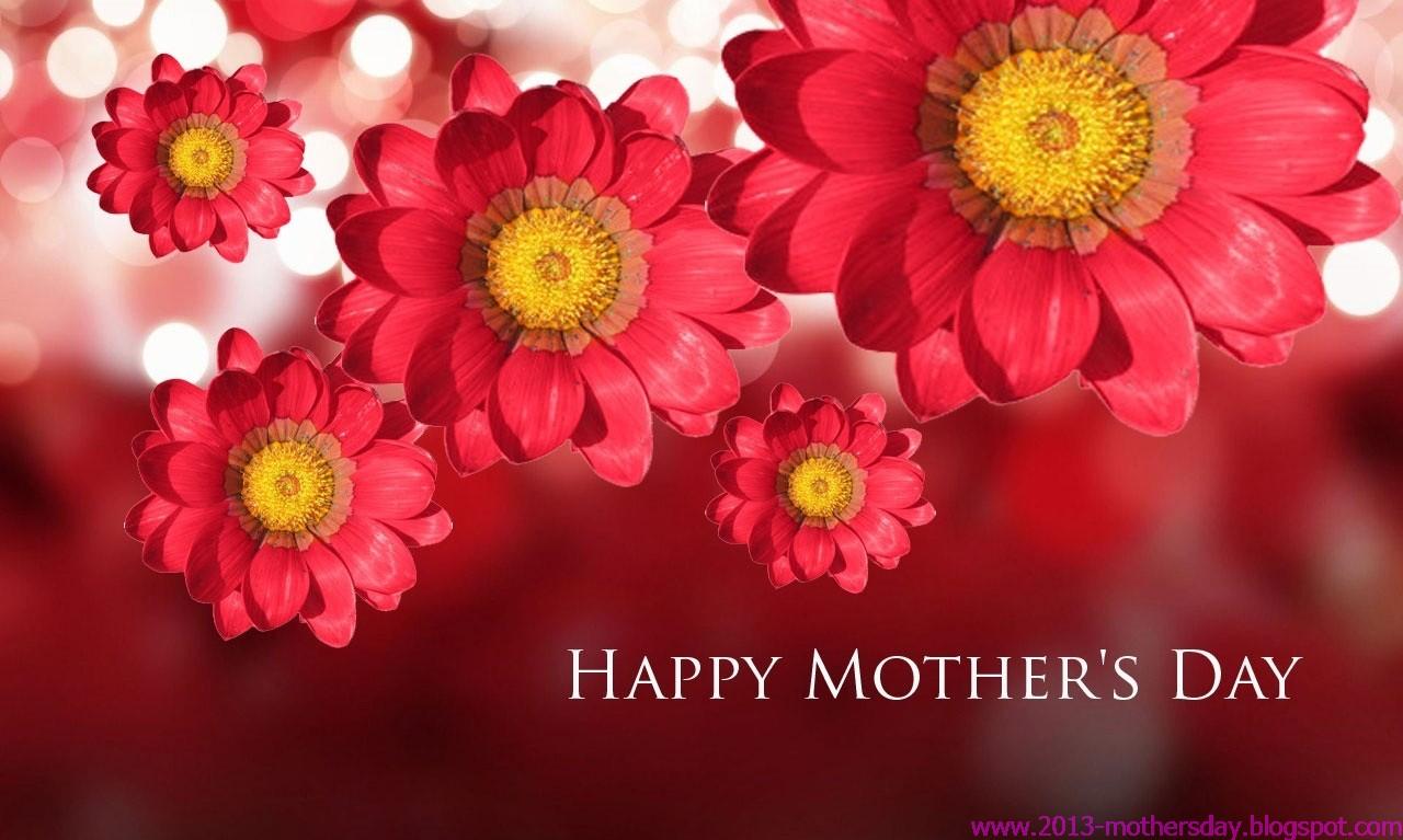 Mothers Day Flowers Background Large Image