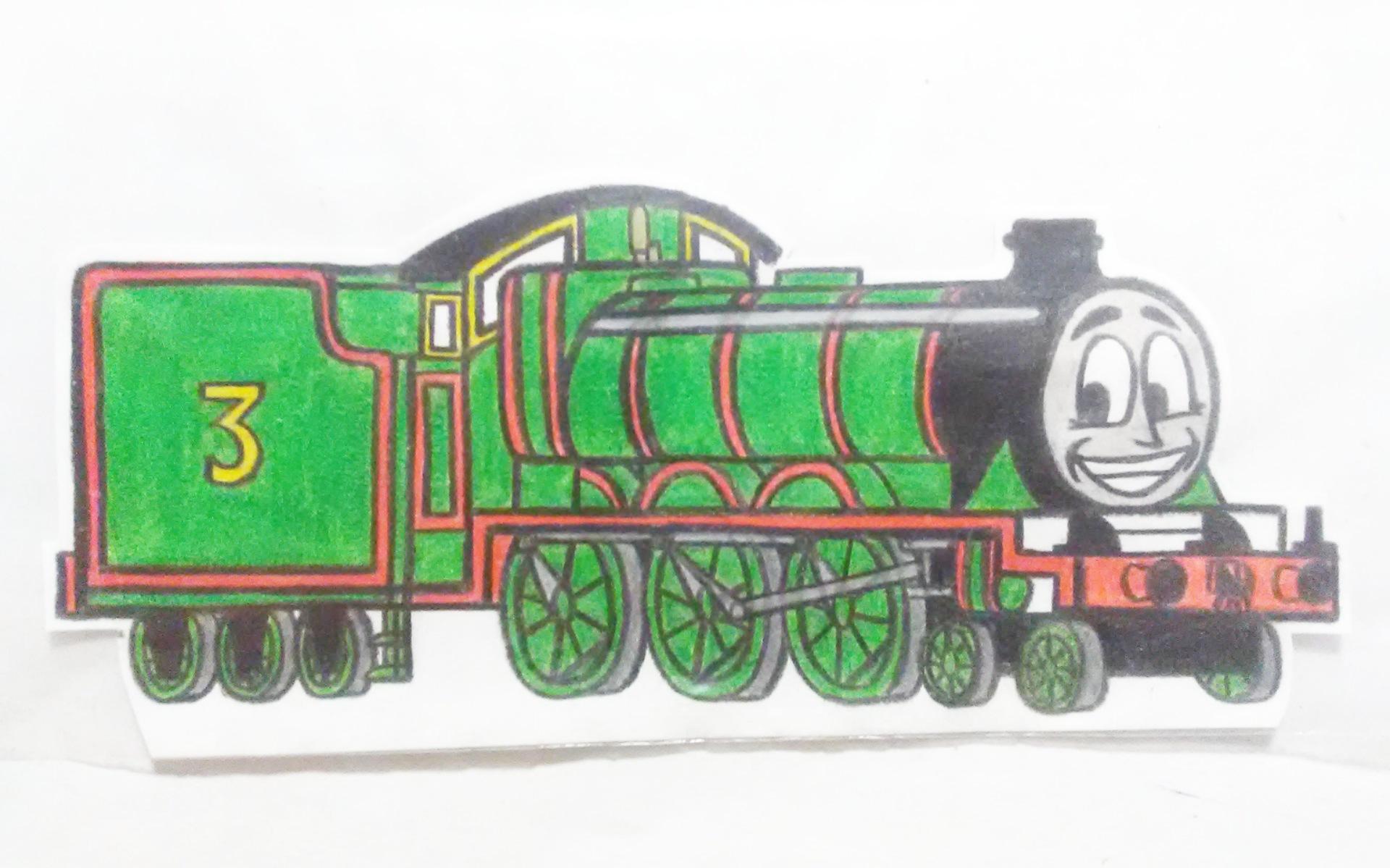 Thomas And Friends Henry The Green Engine By Fancywesterntoons On