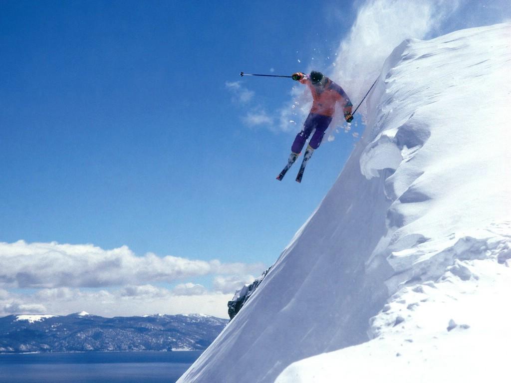 Aweco Wallpaper Design Extreme Skiing At