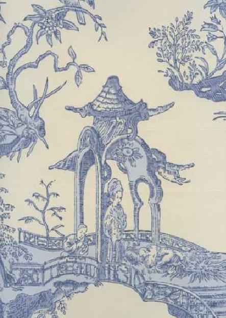 Oriental Toile 61506 Living Interiors On line Shopping