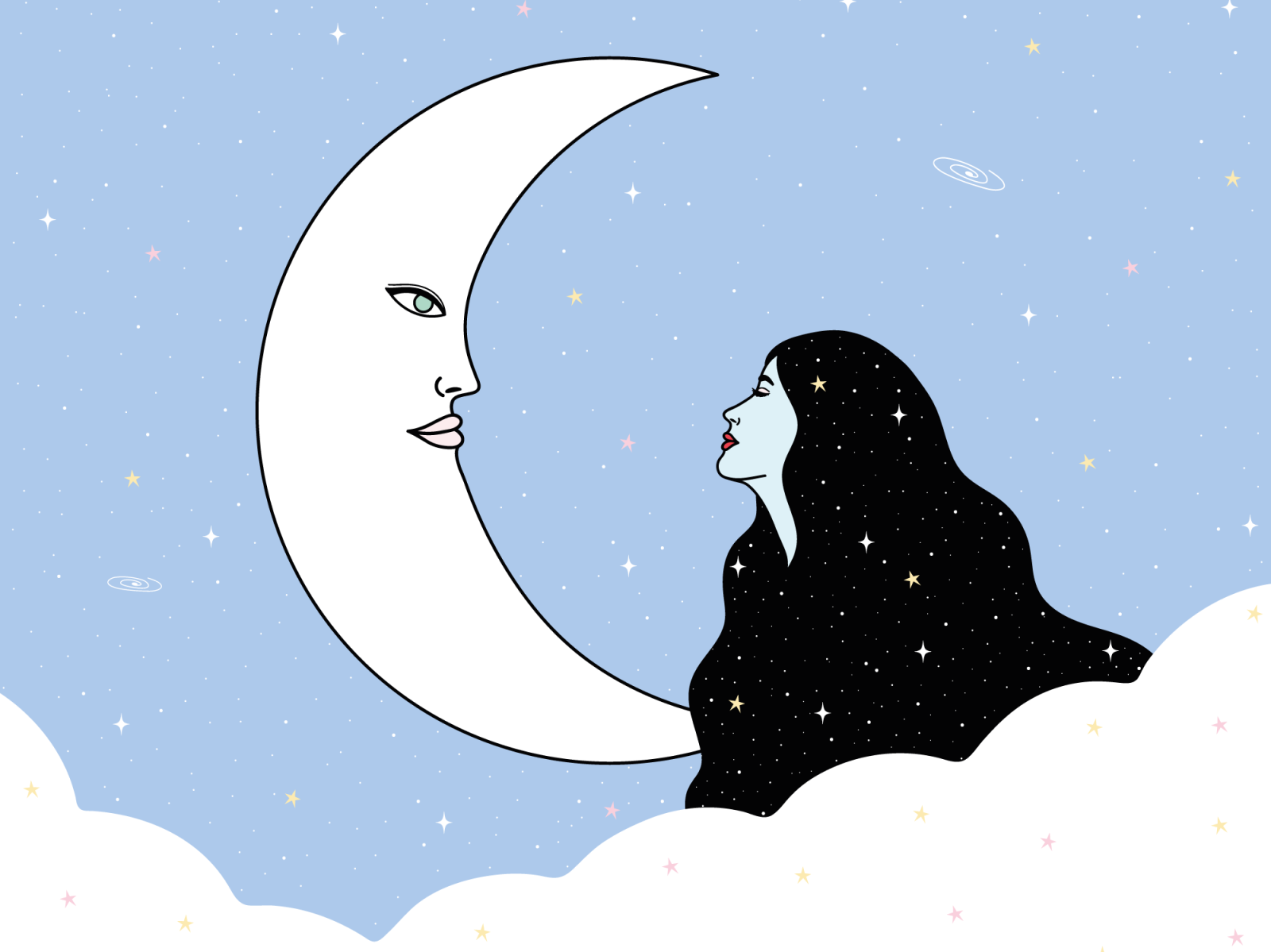 Talking To The Moon By L A Binda On Dribbble
