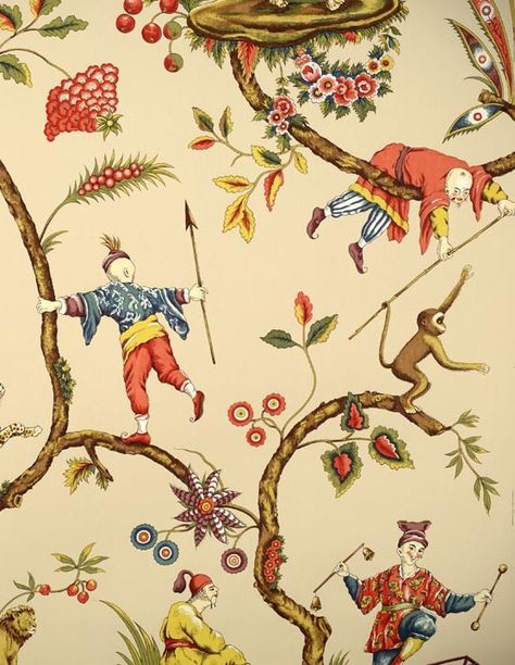 Scalamandre Fabrics Wallpaper Chinoise