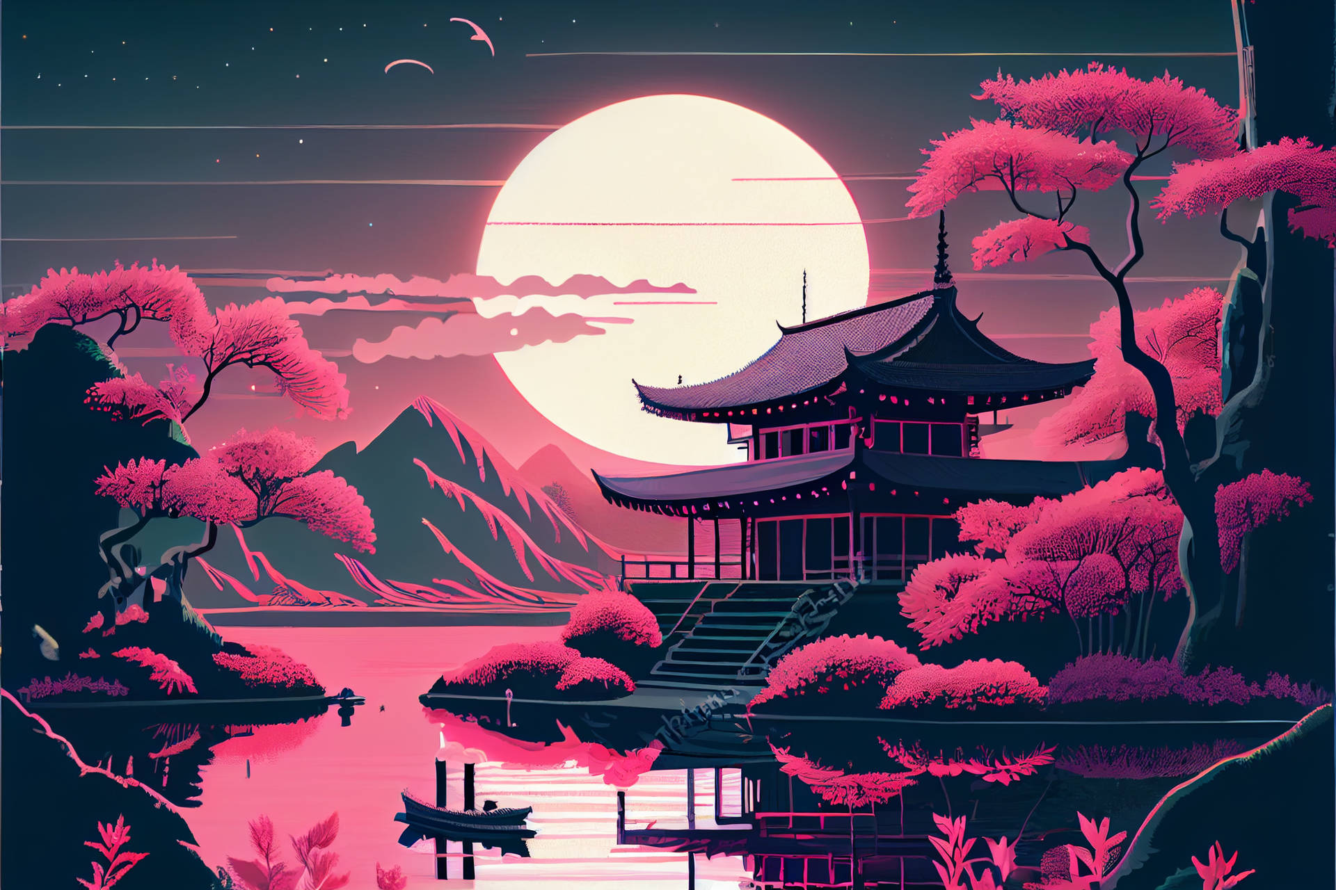 Bit Japan Royal Pagoda Wallpaper