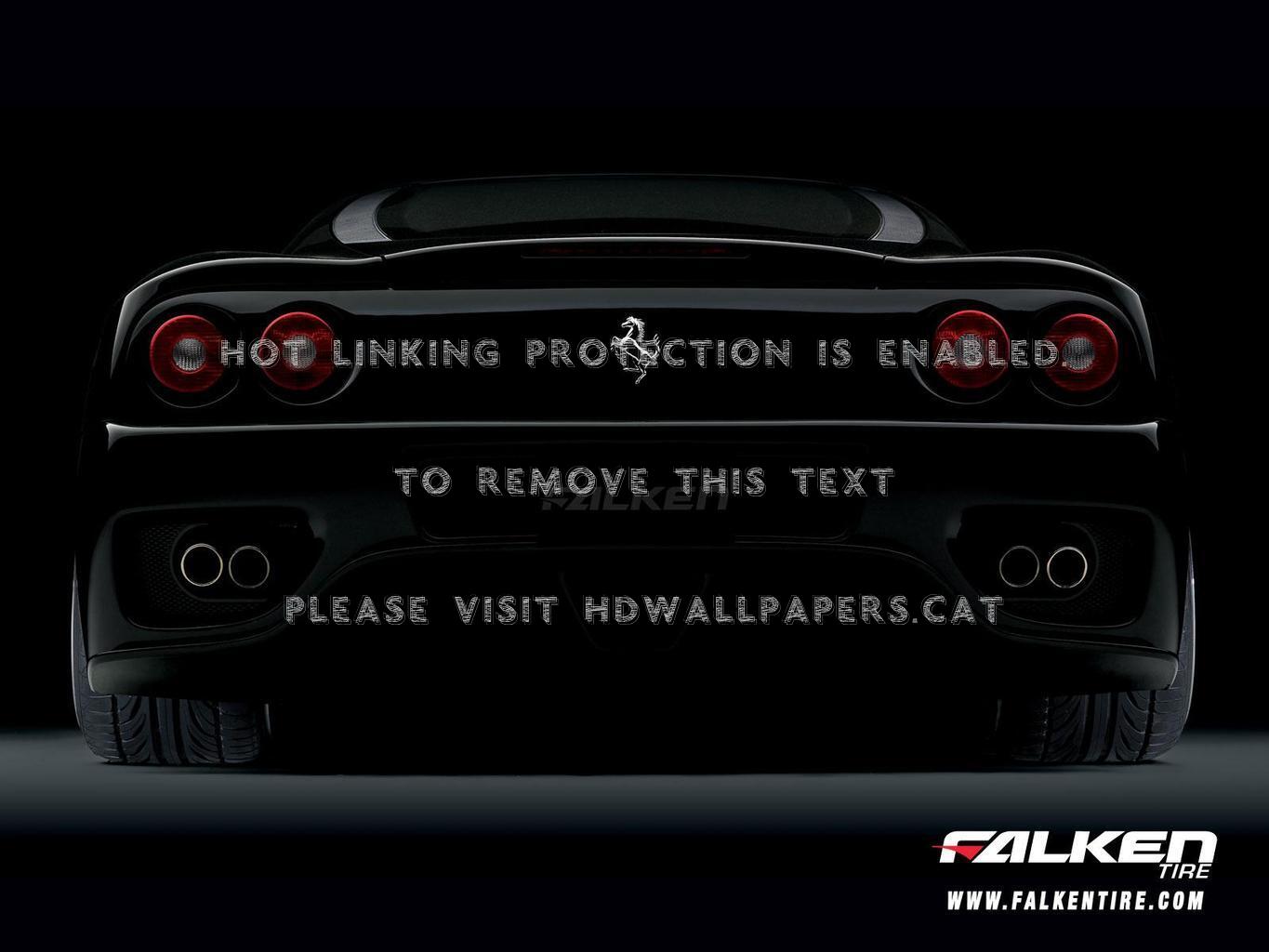 Ferrari Falken Black Wallpaper Tires Drift