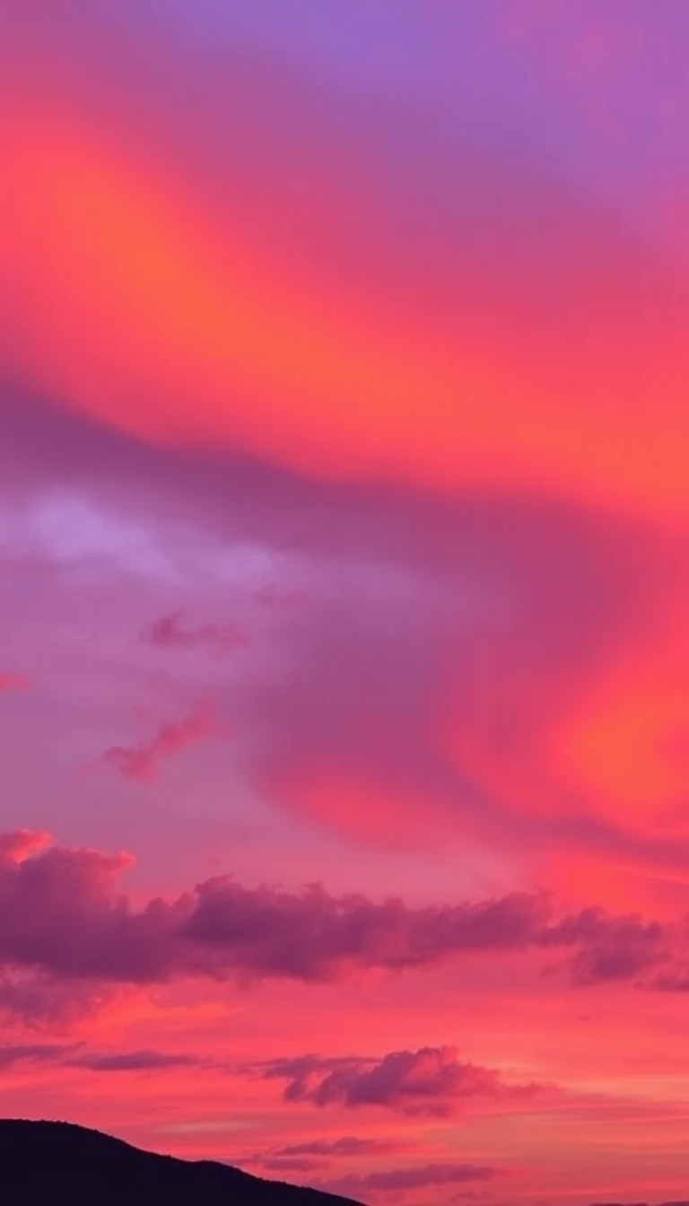 Sunset Sky Phone Wallpaper