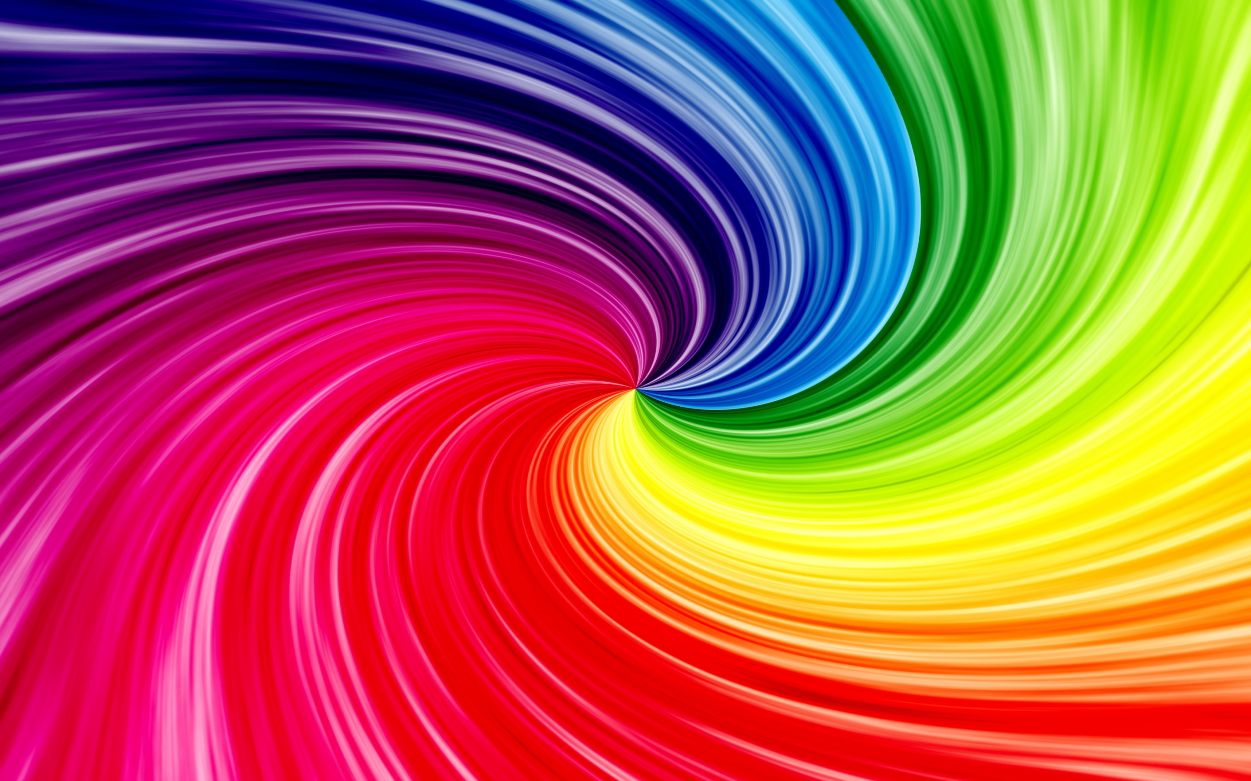 Colorful Spiral Wallpaper X