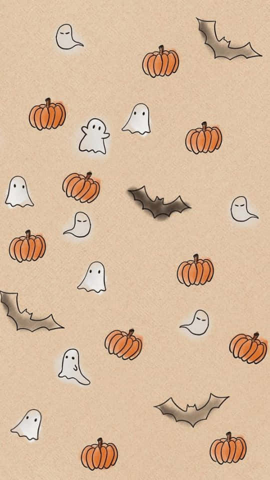 Fall Halloween iPhone Wallpaper