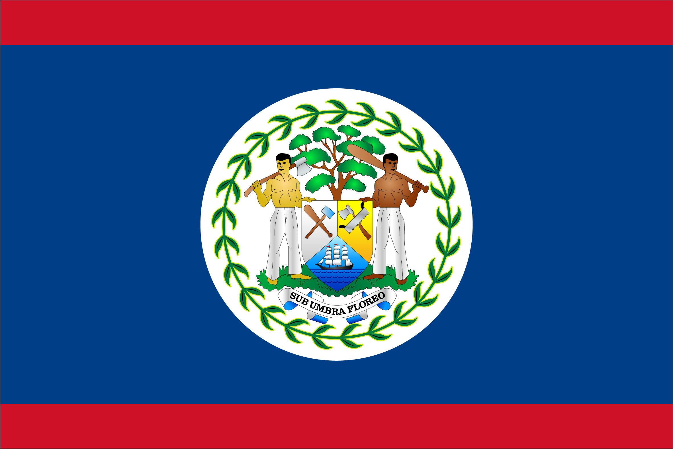 Belize Flag HD Wallpaper Background Image