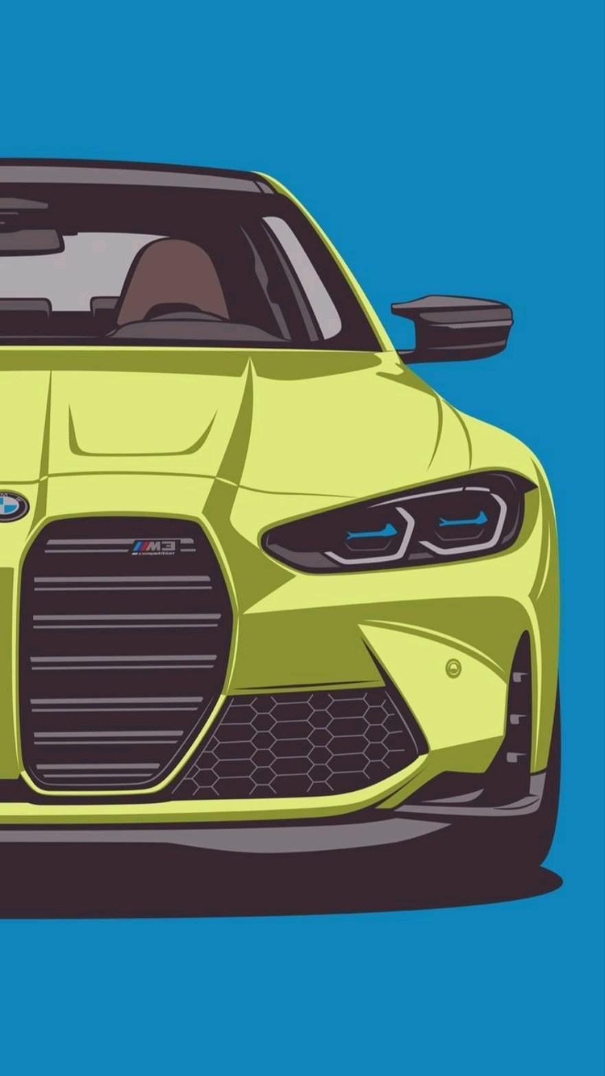 Bmw M4 In Automotive Illustration Cool Car Drawings