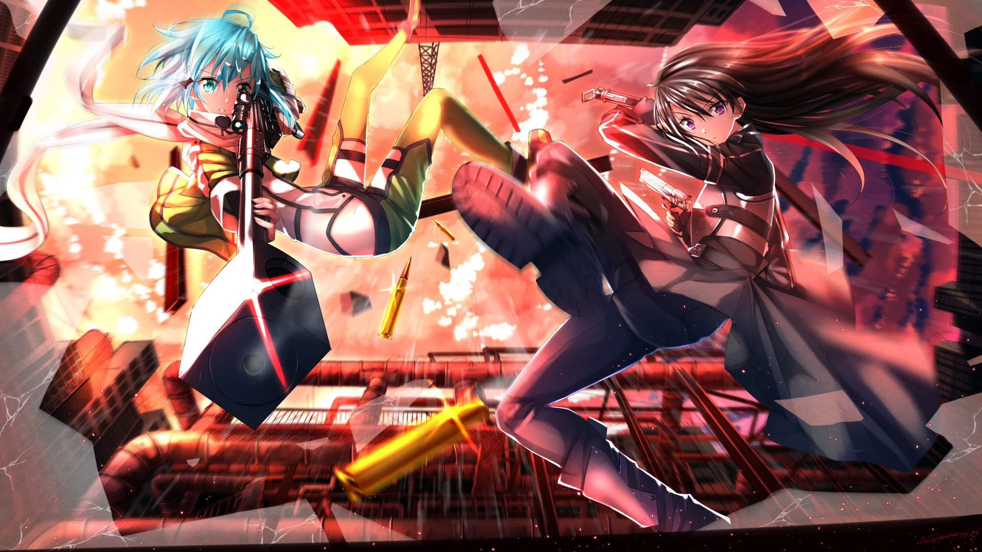  SAO 2 HD 1920x1080 1080p wallpaper and compatible for 1280x720 1920x1080